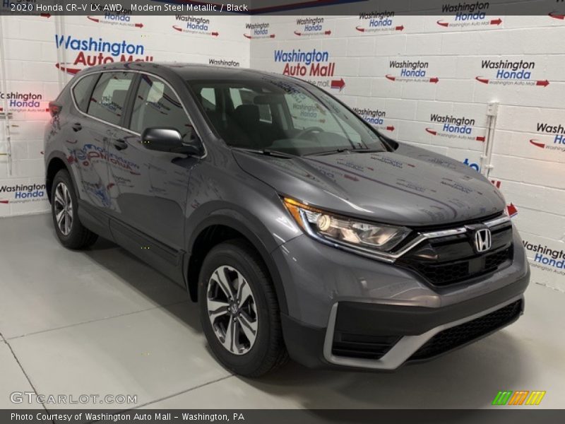 Modern Steel Metallic / Black 2020 Honda CR-V LX AWD