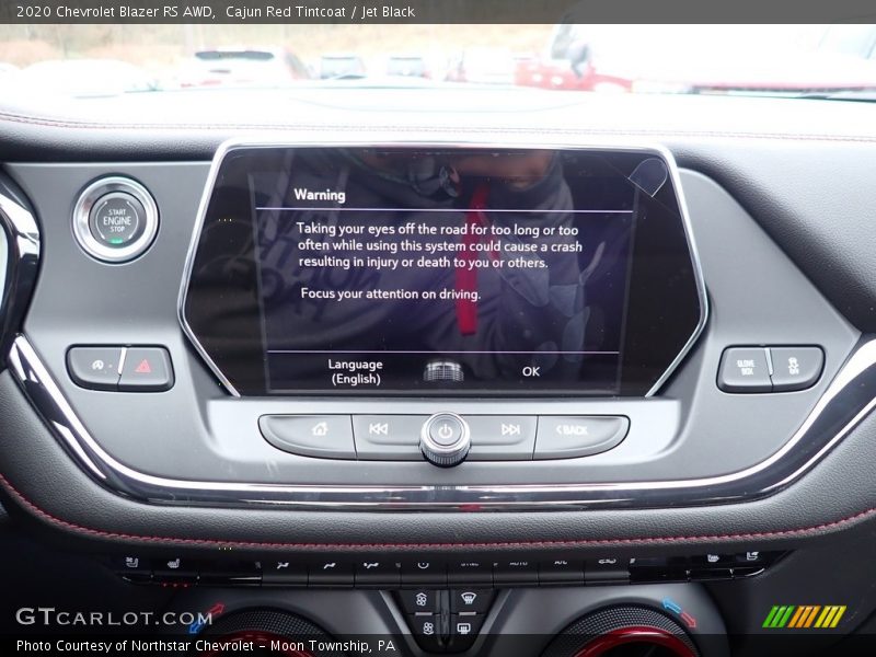 Cajun Red Tintcoat / Jet Black 2020 Chevrolet Blazer RS AWD