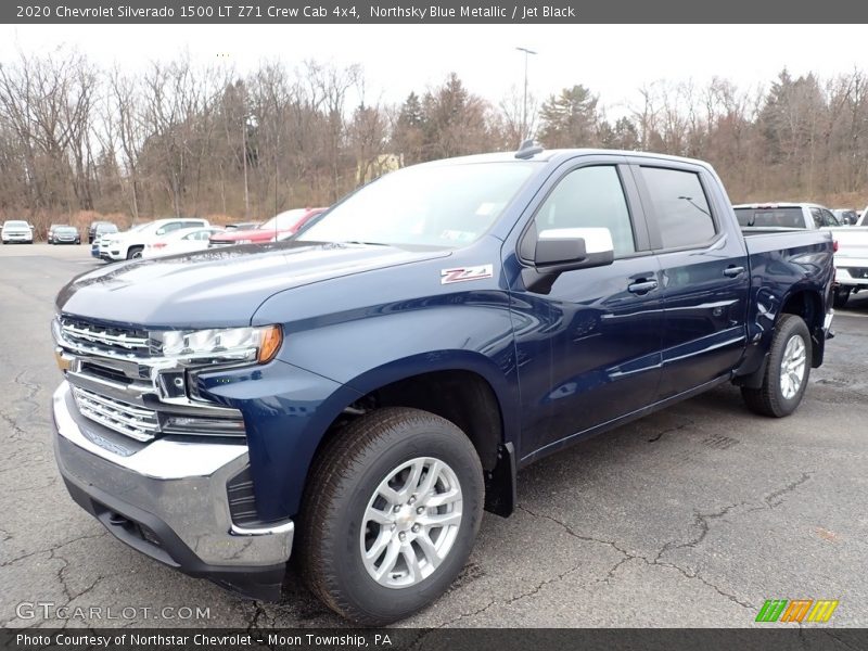 Northsky Blue Metallic / Jet Black 2020 Chevrolet Silverado 1500 LT Z71 Crew Cab 4x4