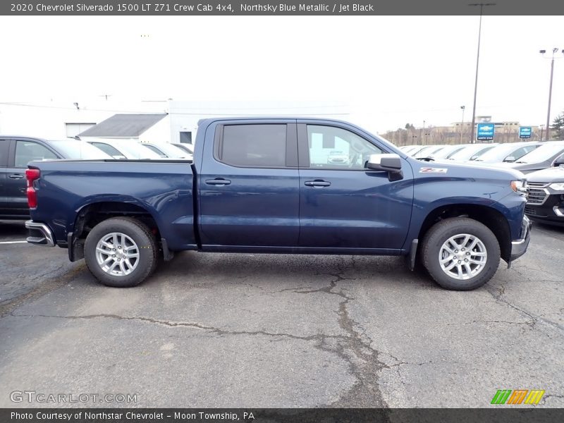 Northsky Blue Metallic / Jet Black 2020 Chevrolet Silverado 1500 LT Z71 Crew Cab 4x4
