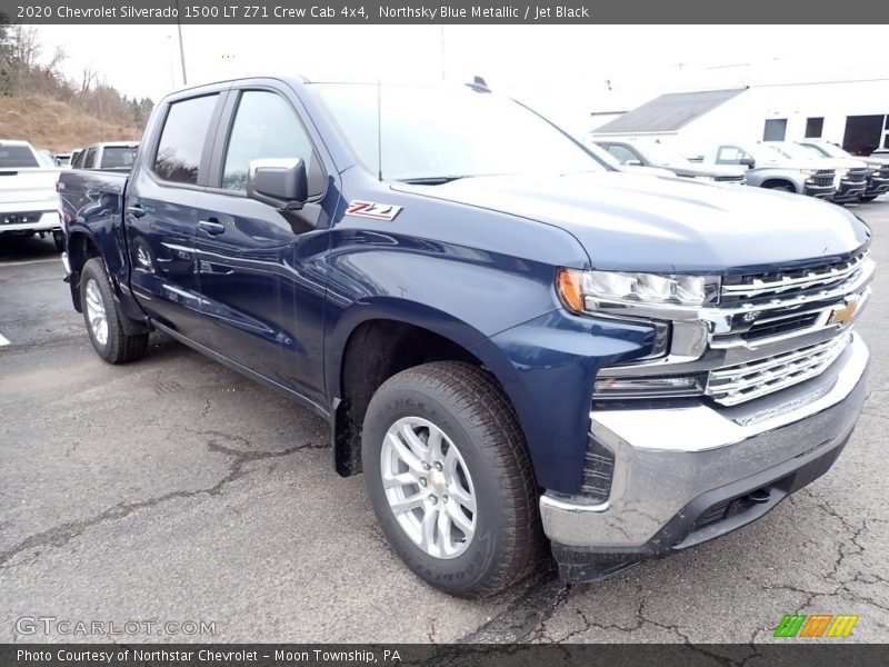 Northsky Blue Metallic / Jet Black 2020 Chevrolet Silverado 1500 LT Z71 Crew Cab 4x4