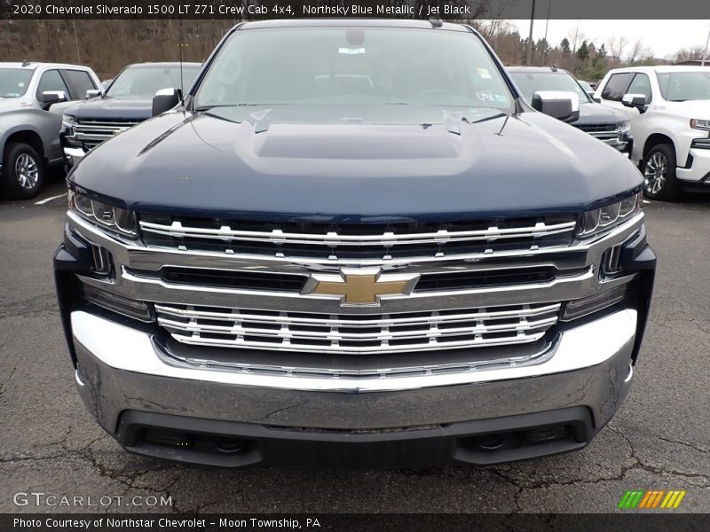 Northsky Blue Metallic / Jet Black 2020 Chevrolet Silverado 1500 LT Z71 Crew Cab 4x4