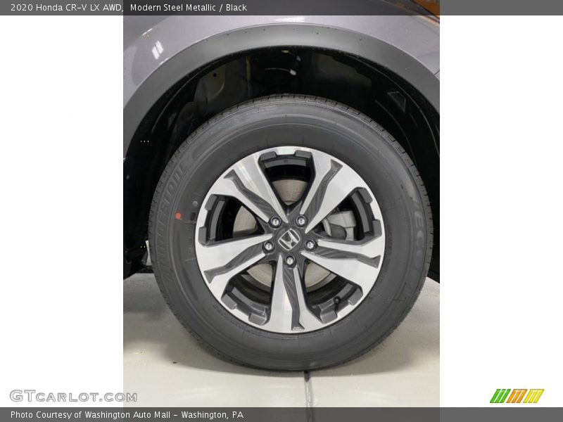 Modern Steel Metallic / Black 2020 Honda CR-V LX AWD