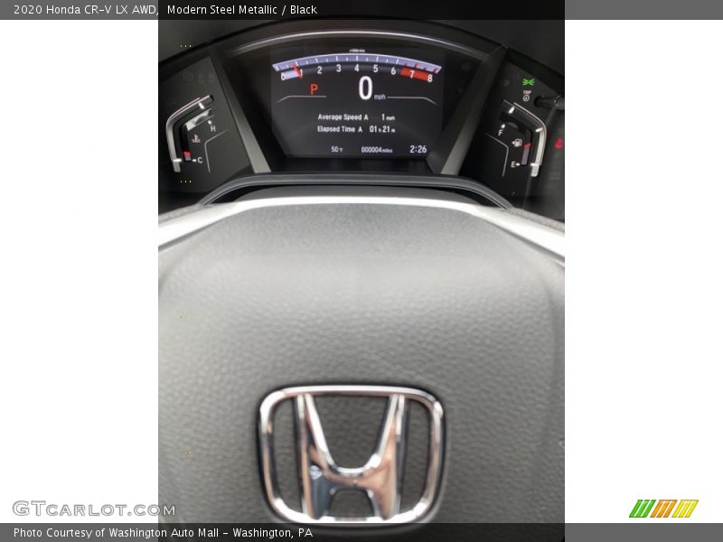 Modern Steel Metallic / Black 2020 Honda CR-V LX AWD