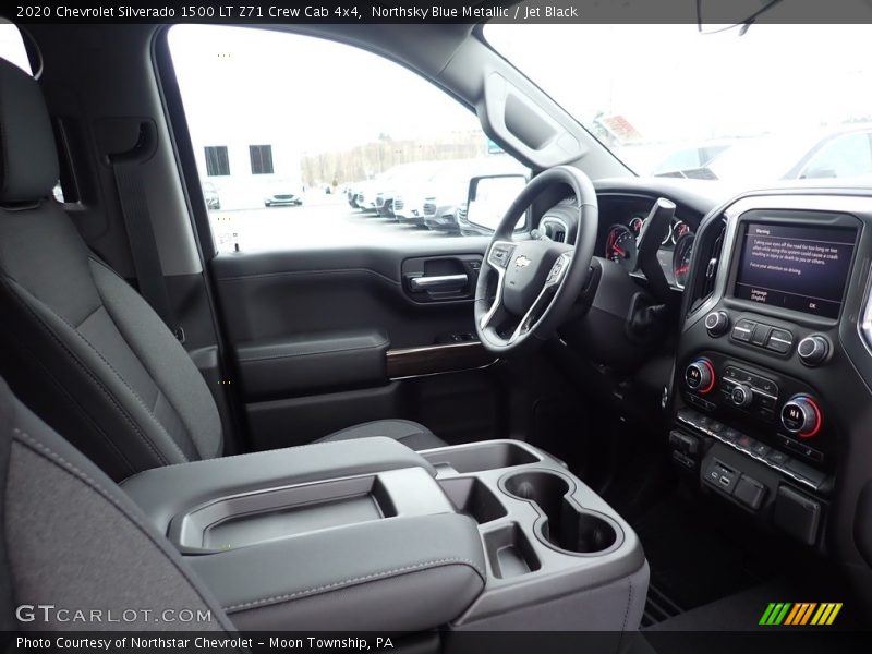 Northsky Blue Metallic / Jet Black 2020 Chevrolet Silverado 1500 LT Z71 Crew Cab 4x4
