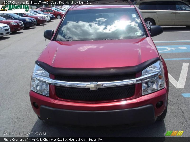 Salsa Red Metallic / Light Gray 2005 Chevrolet Equinox LT AWD