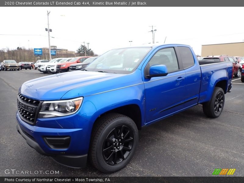 Kinetic Blue Metallic / Jet Black 2020 Chevrolet Colorado LT Extended Cab 4x4