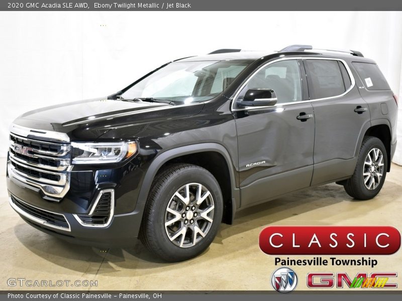 Ebony Twilight Metallic / Jet Black 2020 GMC Acadia SLE AWD