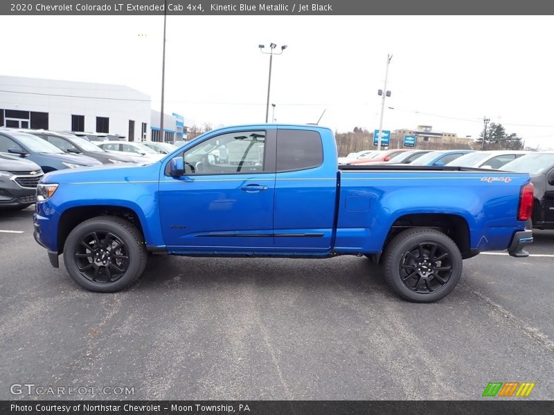 Kinetic Blue Metallic / Jet Black 2020 Chevrolet Colorado LT Extended Cab 4x4