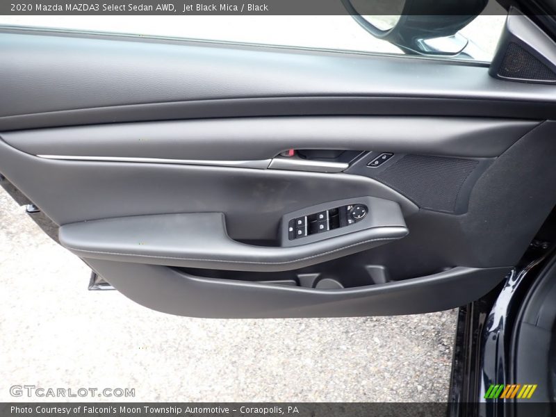 Jet Black Mica / Black 2020 Mazda MAZDA3 Select Sedan AWD
