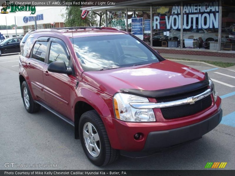 Salsa Red Metallic / Light Gray 2005 Chevrolet Equinox LT AWD