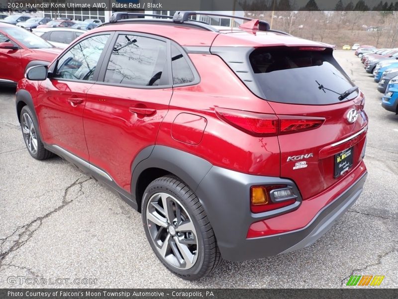 Pulse Red / Black 2020 Hyundai Kona Ultimate AWD