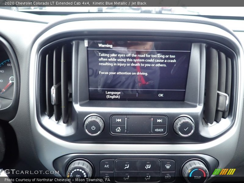 Kinetic Blue Metallic / Jet Black 2020 Chevrolet Colorado LT Extended Cab 4x4