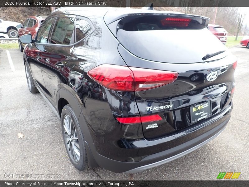 Black Noir Pearl / Gray 2020 Hyundai Tucson SEL AWD