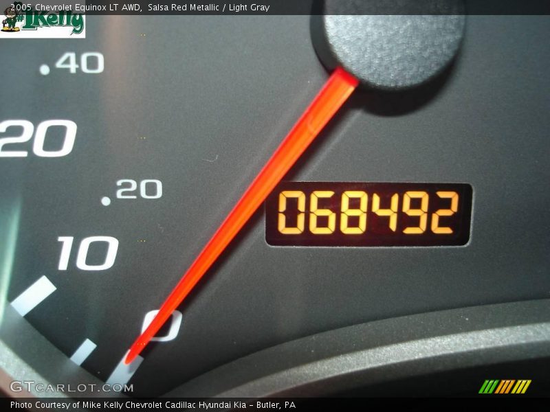 Salsa Red Metallic / Light Gray 2005 Chevrolet Equinox LT AWD