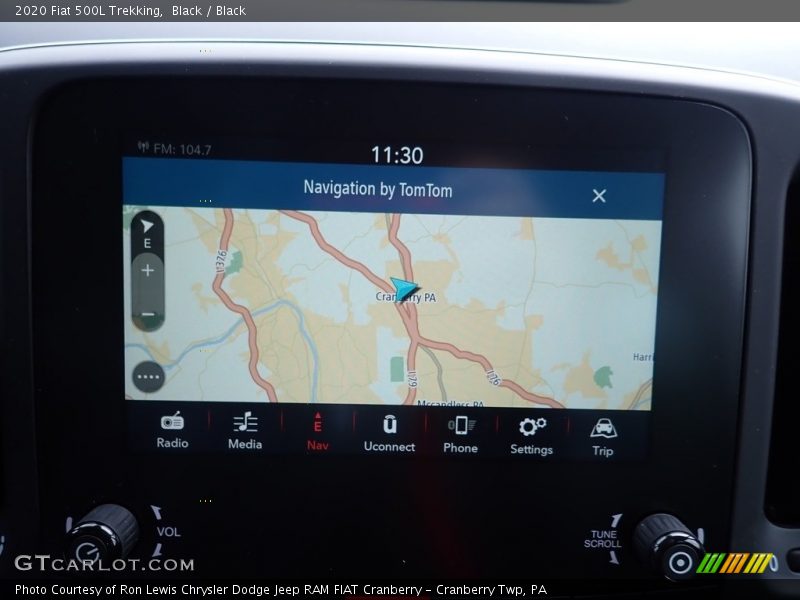 Black / Black 2020 Fiat 500L Trekking