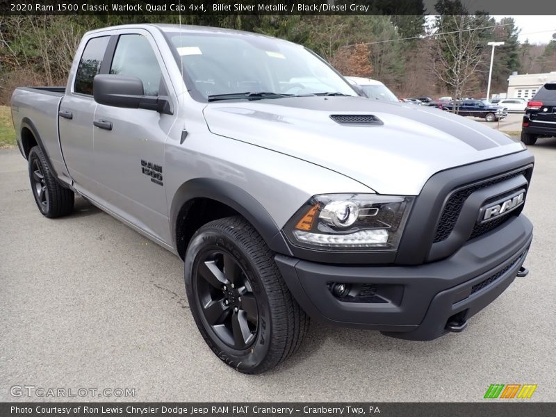 Front 3/4 View of 2020 1500 Classic Warlock Quad Cab 4x4