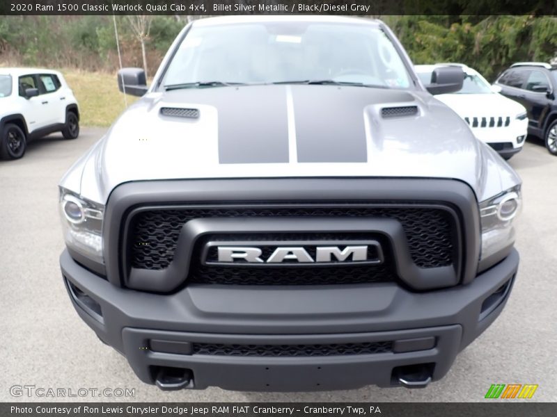 Billet Silver Metallic / Black/Diesel Gray 2020 Ram 1500 Classic Warlock Quad Cab 4x4