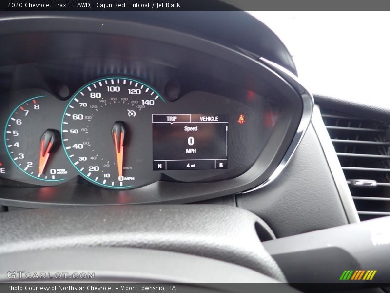 Cajun Red Tintcoat / Jet Black 2020 Chevrolet Trax LT AWD