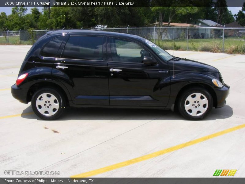 Brilliant Black Crystal Pearl / Pastel Slate Gray 2006 Chrysler PT Cruiser