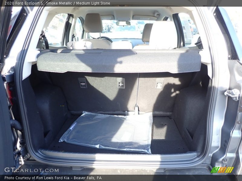Smoke Metallic / Medium Light Stone 2020 Ford EcoSport S