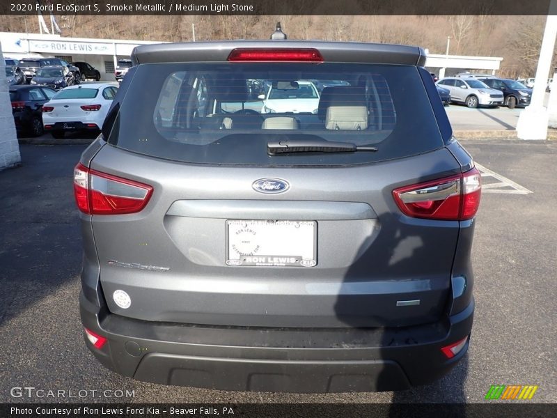 Smoke Metallic / Medium Light Stone 2020 Ford EcoSport S