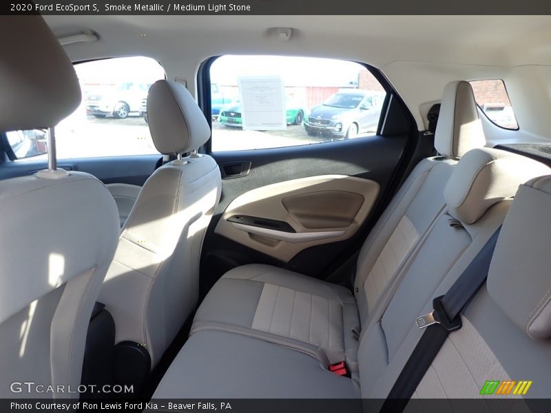 Smoke Metallic / Medium Light Stone 2020 Ford EcoSport S