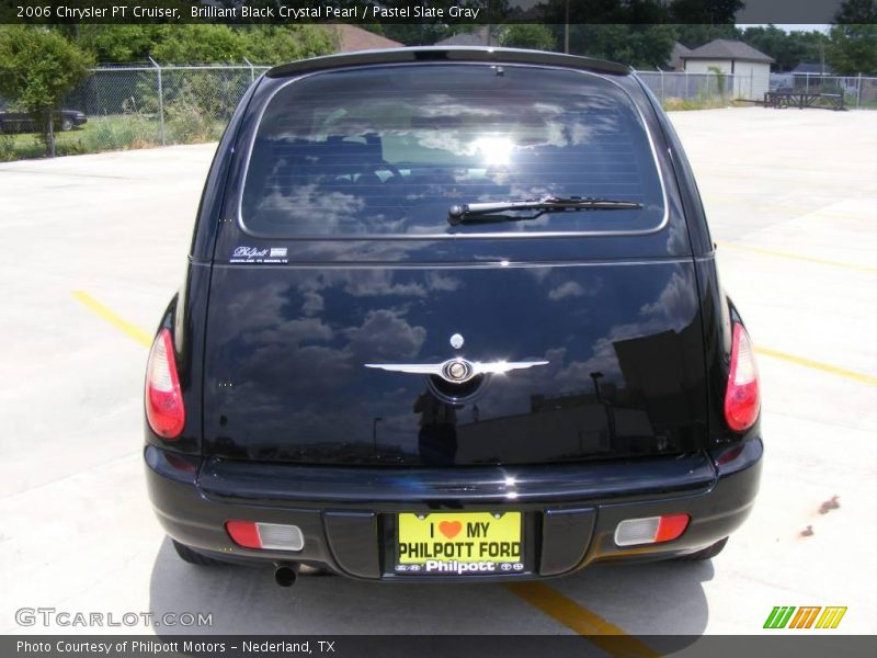 Brilliant Black Crystal Pearl / Pastel Slate Gray 2006 Chrysler PT Cruiser