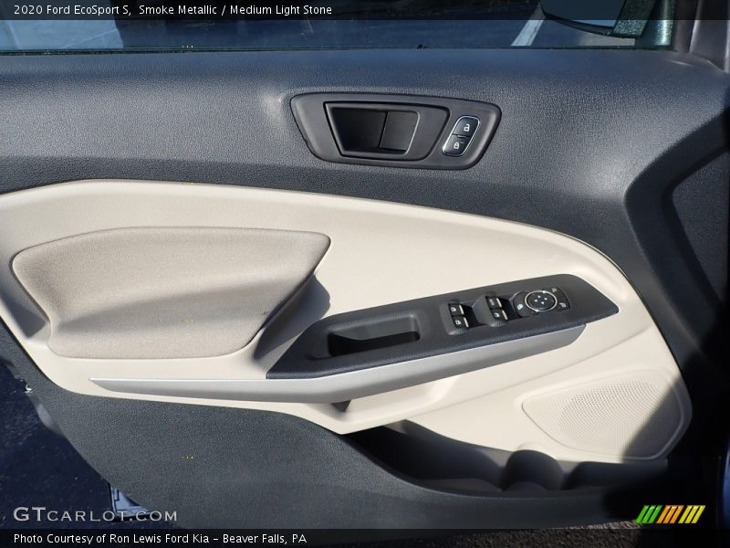 Smoke Metallic / Medium Light Stone 2020 Ford EcoSport S