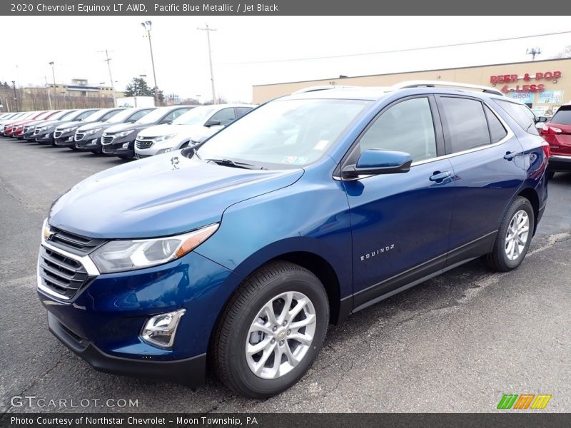 Pacific Blue Metallic / Jet Black 2020 Chevrolet Equinox LT AWD