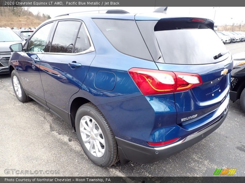 Pacific Blue Metallic / Jet Black 2020 Chevrolet Equinox LT AWD