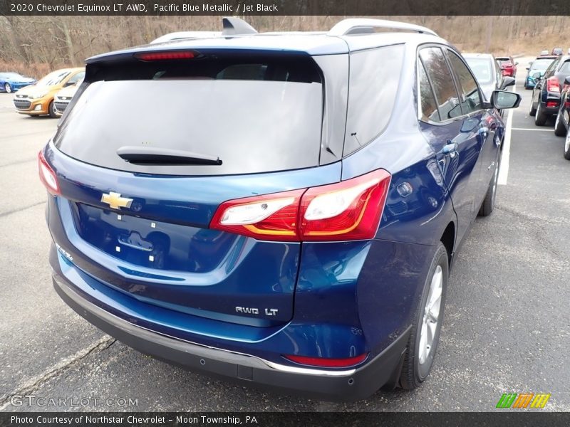 Pacific Blue Metallic / Jet Black 2020 Chevrolet Equinox LT AWD