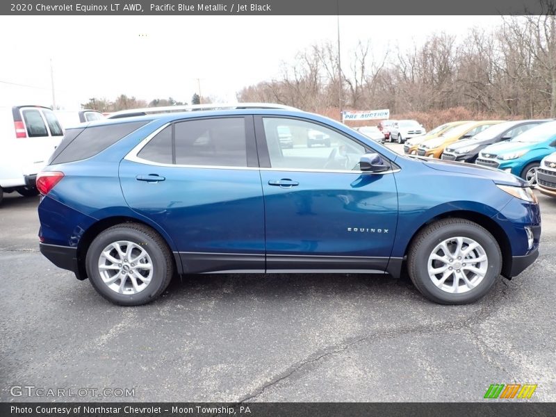 Pacific Blue Metallic / Jet Black 2020 Chevrolet Equinox LT AWD