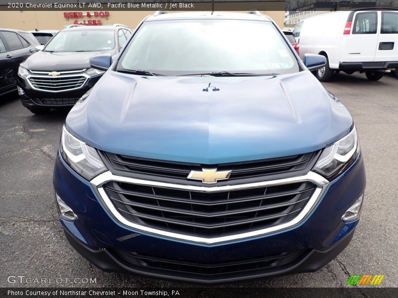 Pacific Blue Metallic / Jet Black 2020 Chevrolet Equinox LT AWD