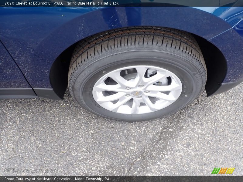 Pacific Blue Metallic / Jet Black 2020 Chevrolet Equinox LT AWD