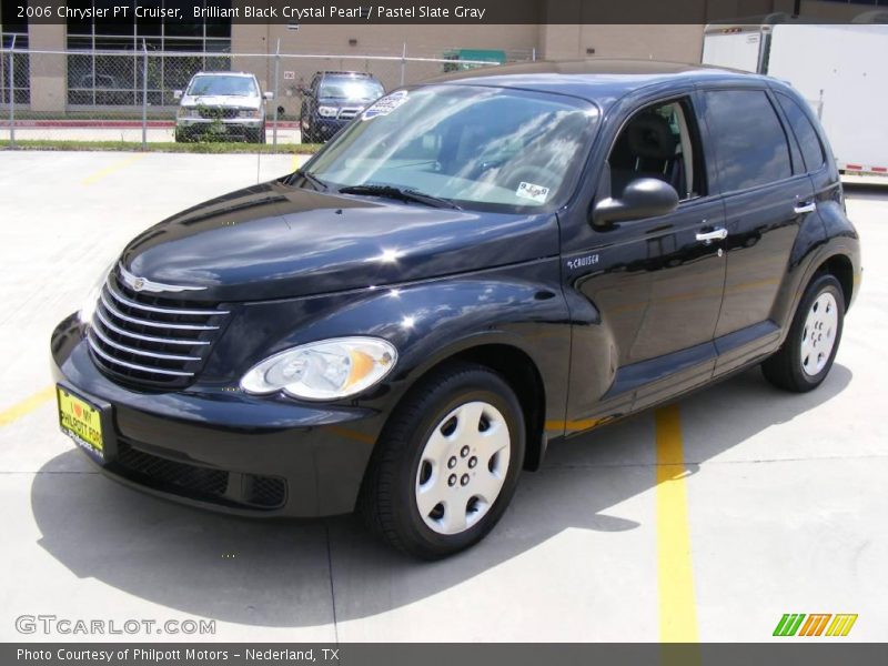 Brilliant Black Crystal Pearl / Pastel Slate Gray 2006 Chrysler PT Cruiser