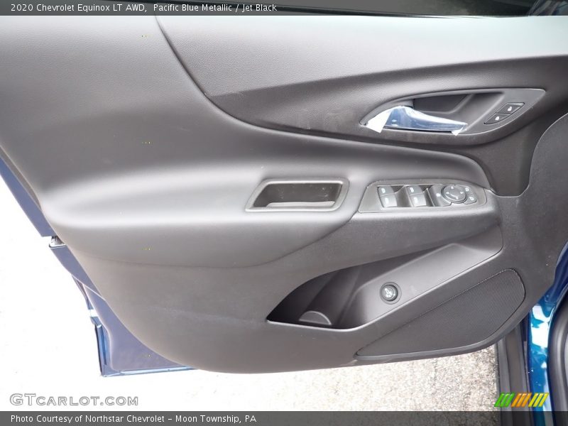 Pacific Blue Metallic / Jet Black 2020 Chevrolet Equinox LT AWD