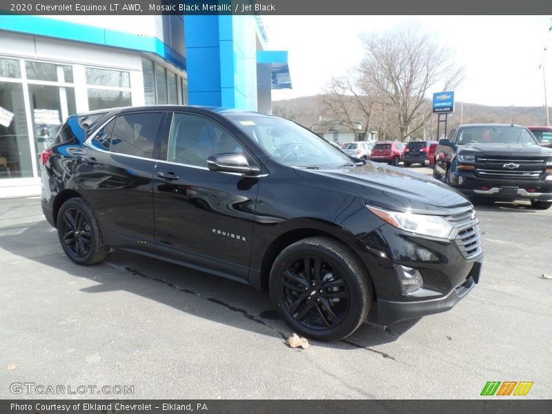 Mosaic Black Metallic / Jet Black 2020 Chevrolet Equinox LT AWD