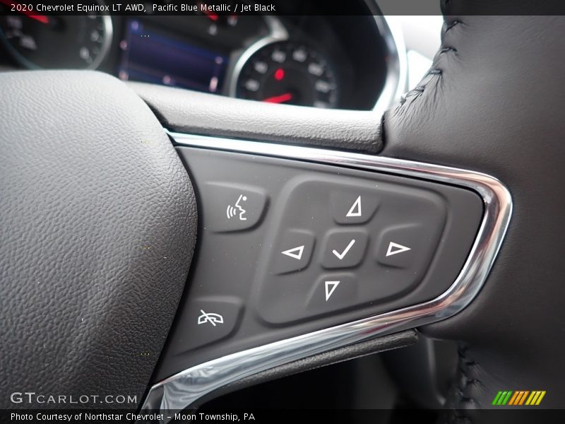 Pacific Blue Metallic / Jet Black 2020 Chevrolet Equinox LT AWD