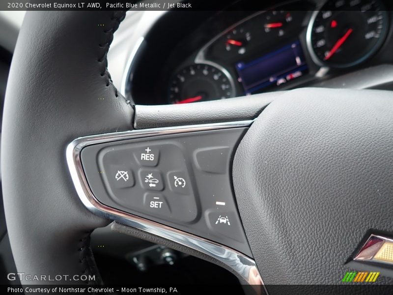 Pacific Blue Metallic / Jet Black 2020 Chevrolet Equinox LT AWD