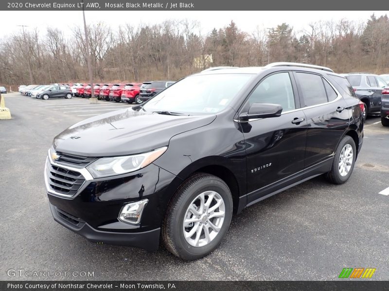 Mosaic Black Metallic / Jet Black 2020 Chevrolet Equinox LT AWD