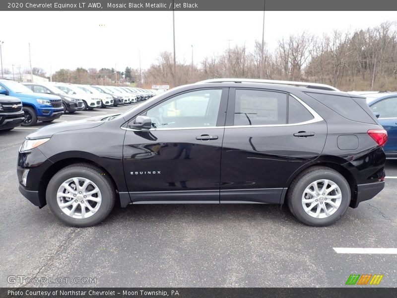 Mosaic Black Metallic / Jet Black 2020 Chevrolet Equinox LT AWD