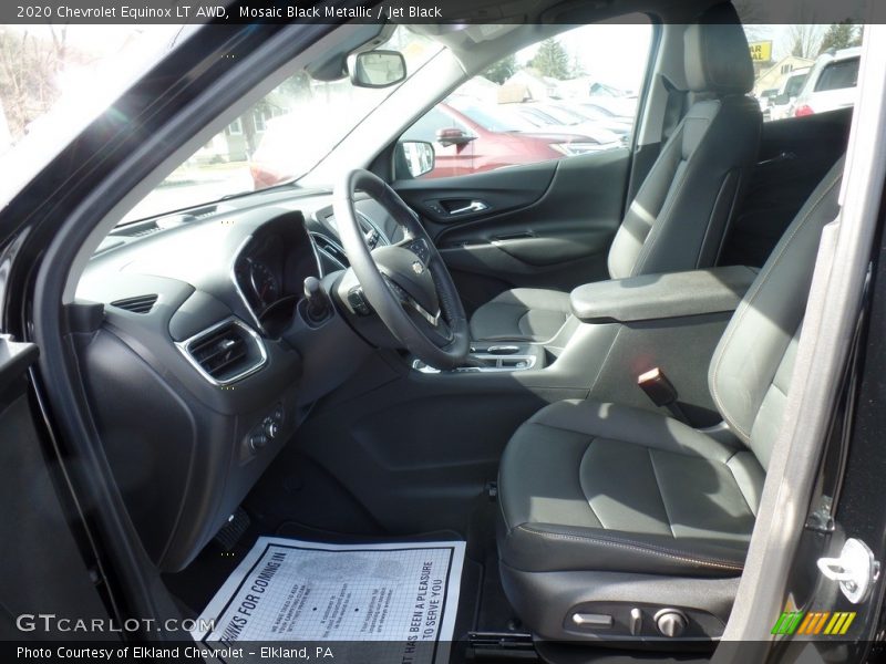 Mosaic Black Metallic / Jet Black 2020 Chevrolet Equinox LT AWD