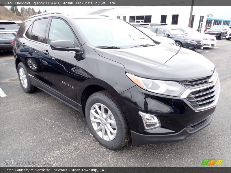Mosaic Black Metallic / Jet Black 2020 Chevrolet Equinox LT AWD