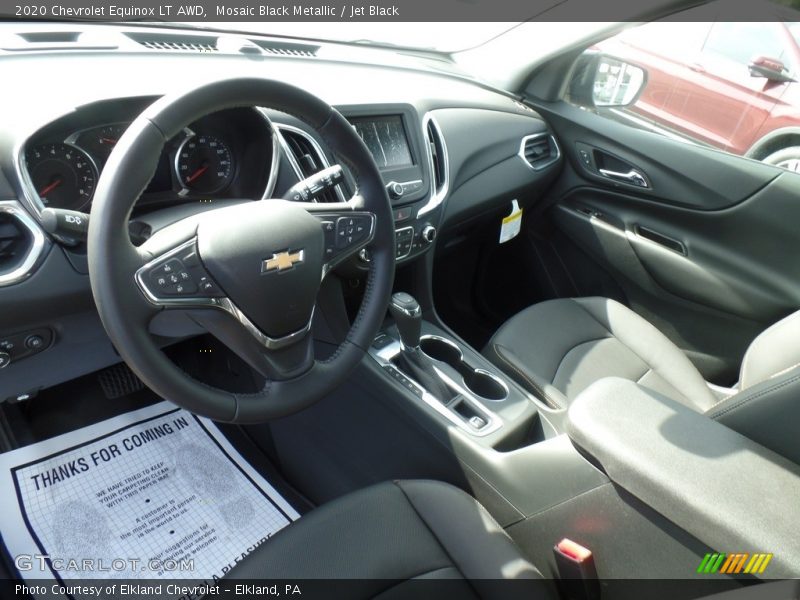 Mosaic Black Metallic / Jet Black 2020 Chevrolet Equinox LT AWD