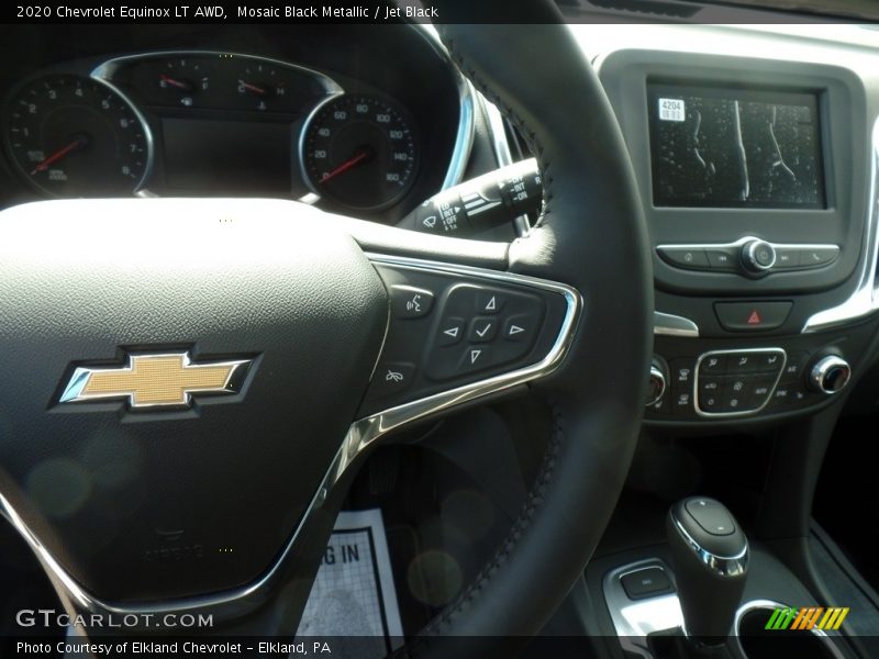 Mosaic Black Metallic / Jet Black 2020 Chevrolet Equinox LT AWD