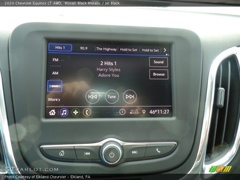 Mosaic Black Metallic / Jet Black 2020 Chevrolet Equinox LT AWD