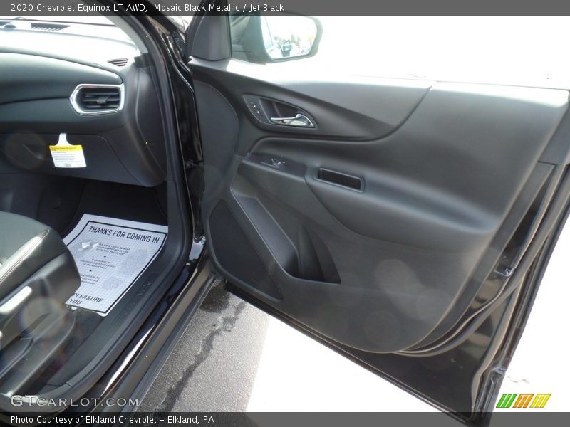 Mosaic Black Metallic / Jet Black 2020 Chevrolet Equinox LT AWD