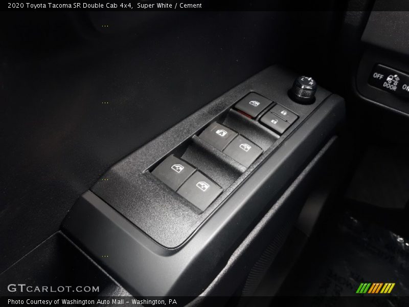 Super White / Cement 2020 Toyota Tacoma SR Double Cab 4x4