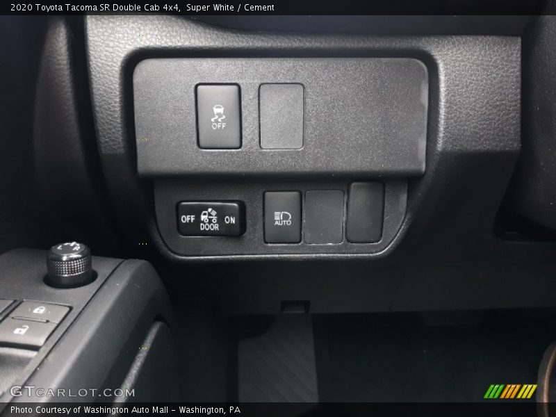 Super White / Cement 2020 Toyota Tacoma SR Double Cab 4x4